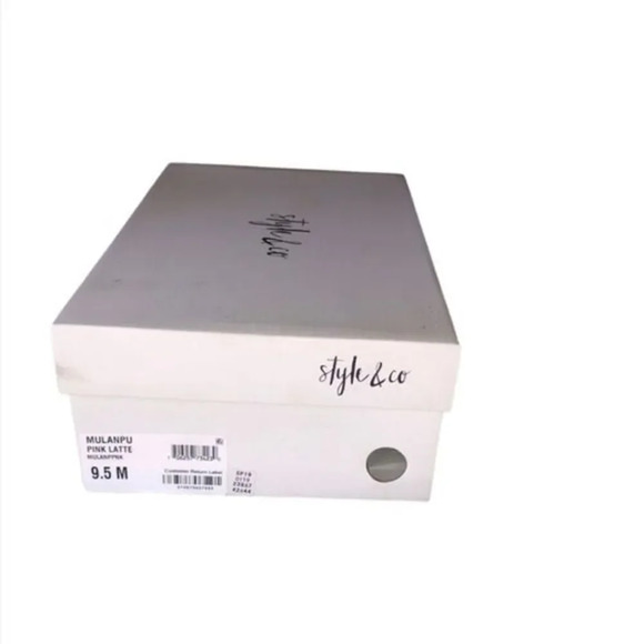 Style & Co Mulan Wedge Spring Summer Comfortable Pink Sandals Size 9.5 - Picture 8 of 8